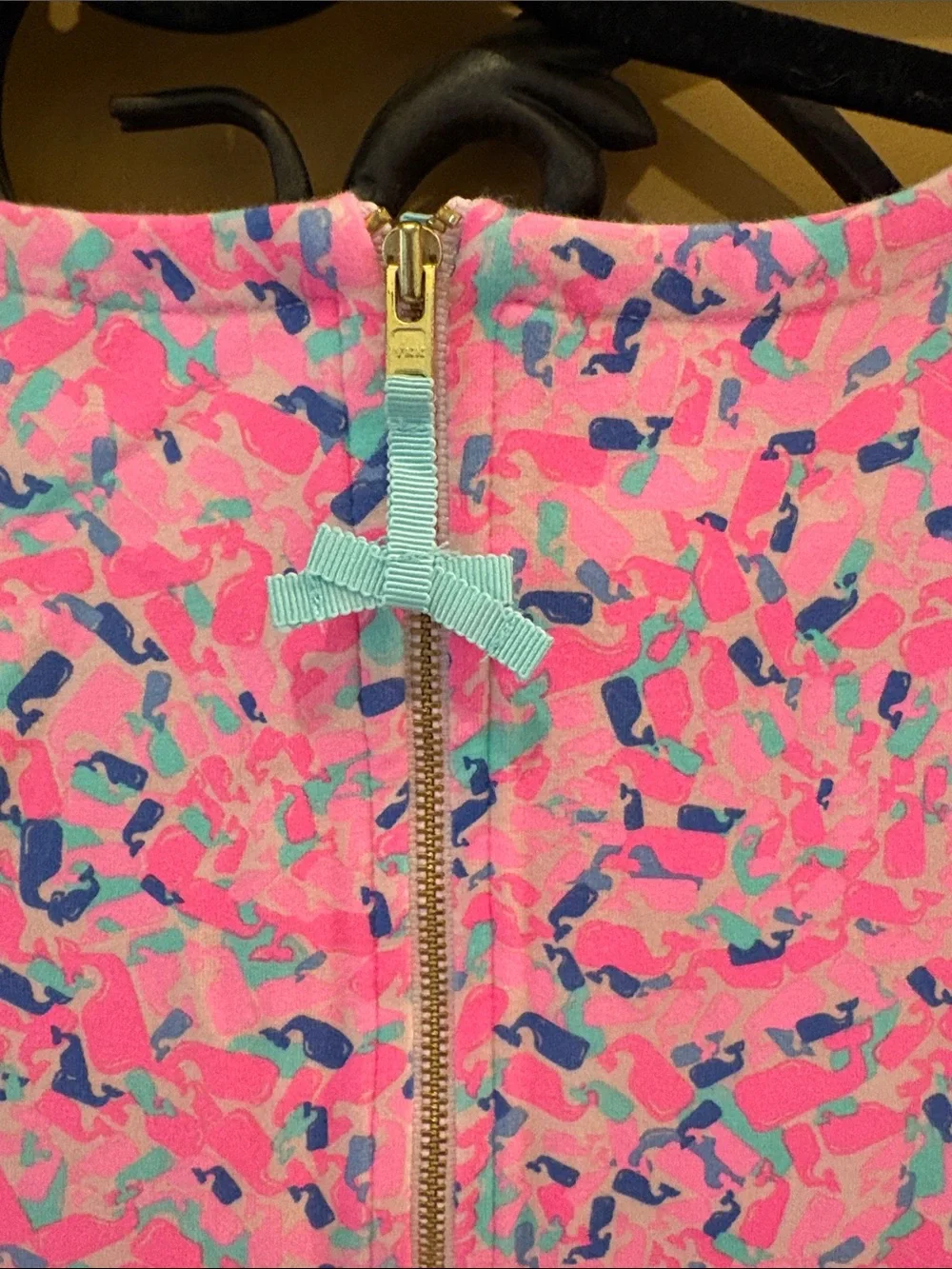 Vineyard Vines girls hot pink Whale Print Dress size XL